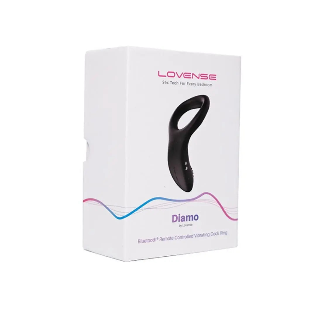 Lovense Diamo: Anillo Vibrador para el Pene, Firmeza Prolongada y Placer Dual en Pareja con Control Remoto.