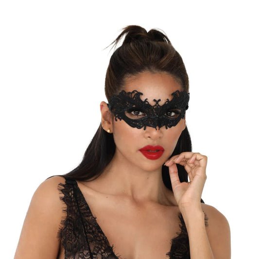 Antifaz Feticcia Lerot Negro Única - Tu Erótica