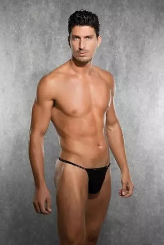 Tanga Hombre Negra Talla XL- Tu Erótica