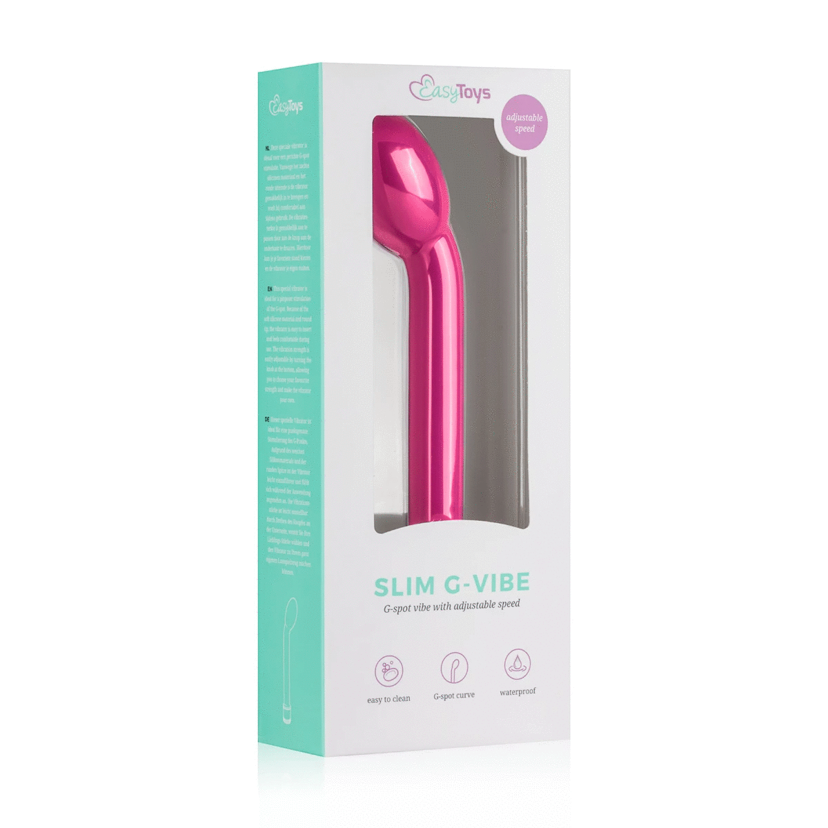 Vibrador punto G SLIM G-Vibe Easy Toys-Tu erotica
