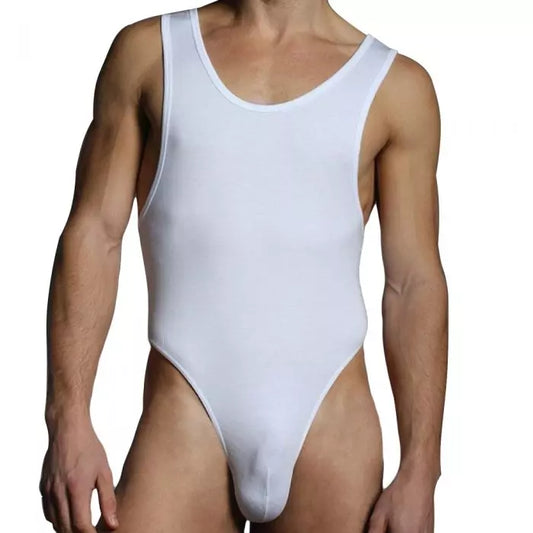 Enterizo para hombre Talla XXL blanco- Tu Erótica