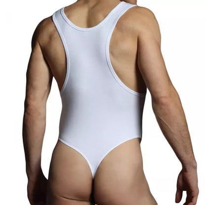 Enterizo para hombre Talla L blanco- Tu Erótica