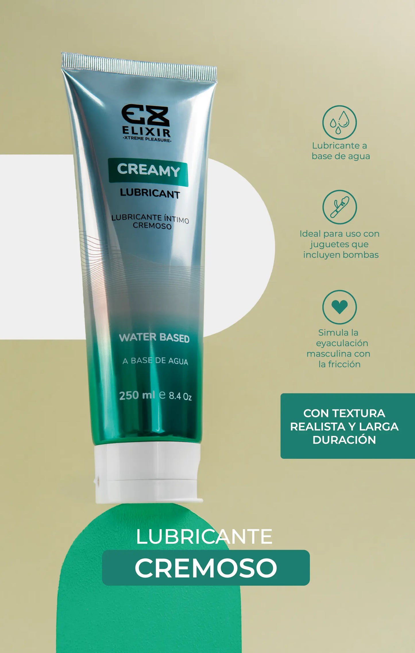 Lubricante Cremoso De 250ml