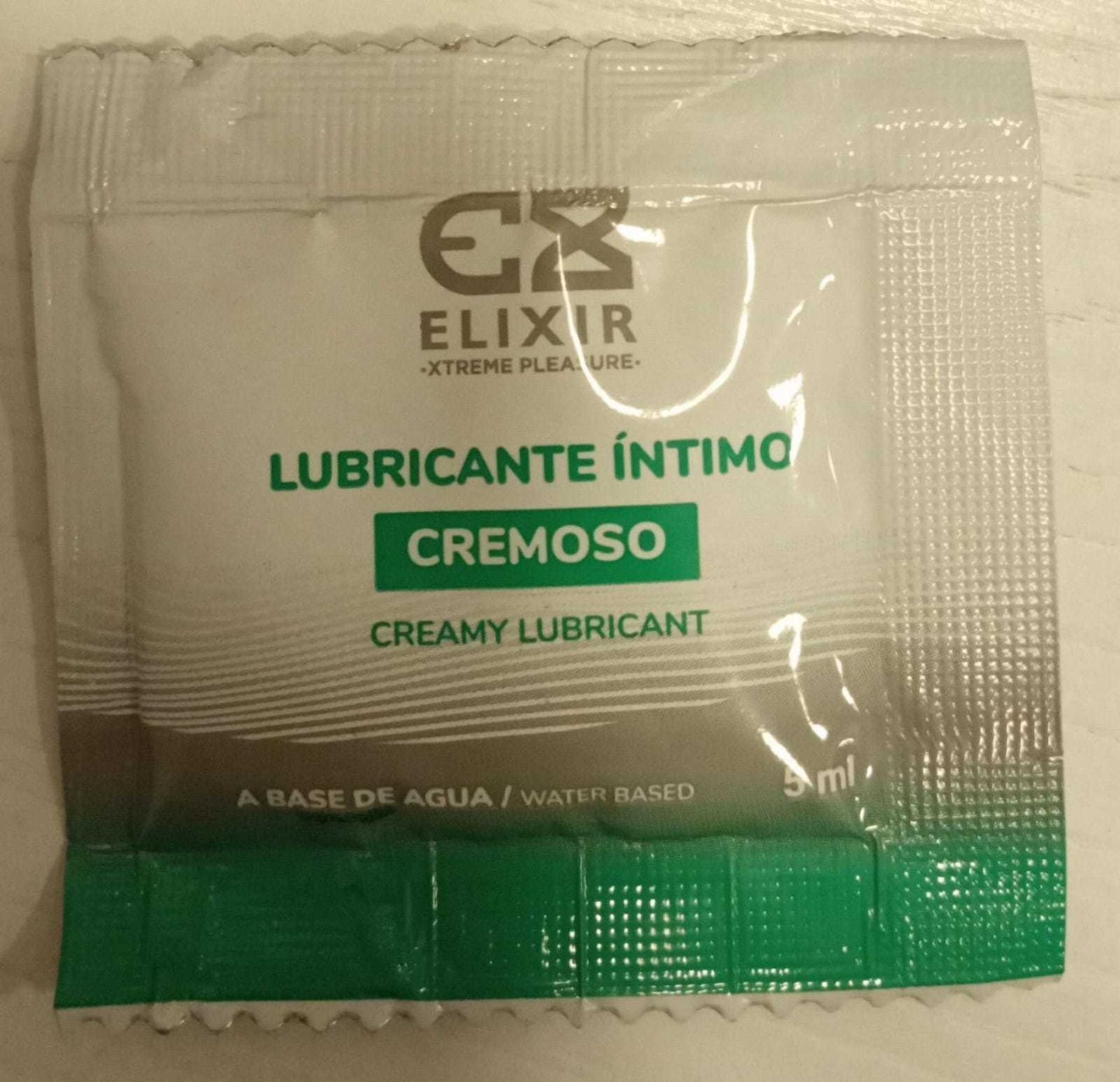 Lubricante Neutro Cremoso Elixir 5ml- Tu Erótica