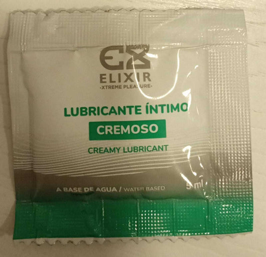 Lubricante Neutro Cremoso Elixir 5ml- Tu Erótica