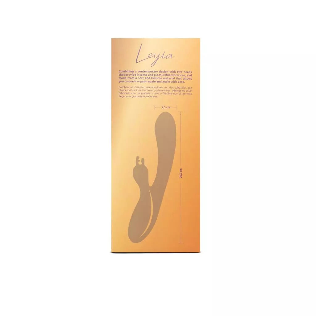 Vibrador Doble Leyla: Doble Asalto de Placer