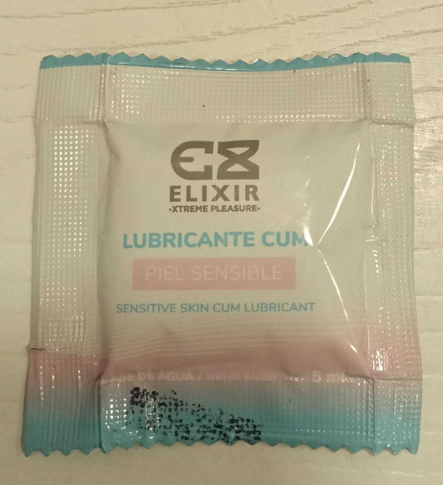 Lubricante Neutro Cum Piel Sensible Elixir 5ml- Tu Erotica