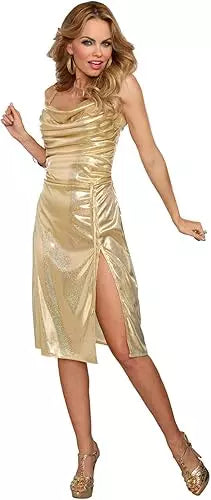 Disfraz Disco Inferno Dorado- Disfraz Disco