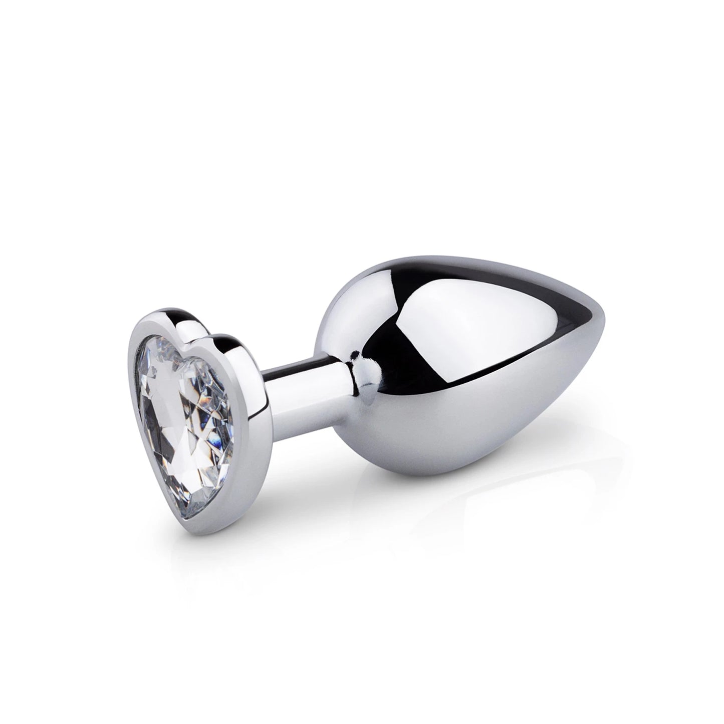 Plug Anal Talla M con Joya Plateada - Tu Erótica