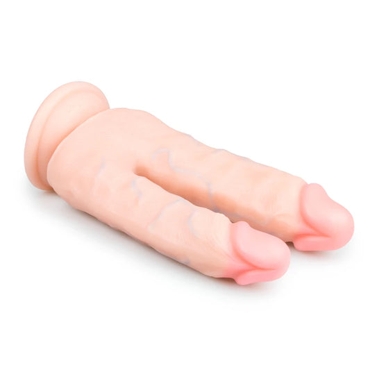 Dildo Doble Realista 18 cm- Tu Erótica