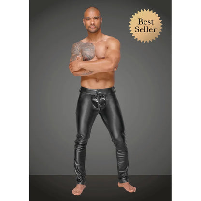 HANDMADE NOIR PANTALON CON LENTEJUELAS Talla M- Tu Erótica