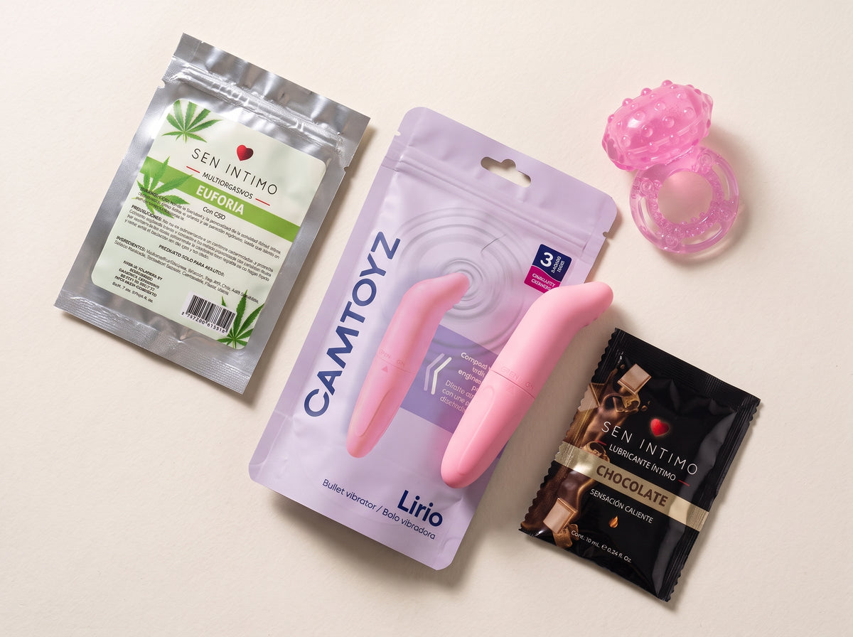 Kit Estimulante Lirio con Gel CBD Euforia y Lubricante Térmico Chocolate 💖🔥