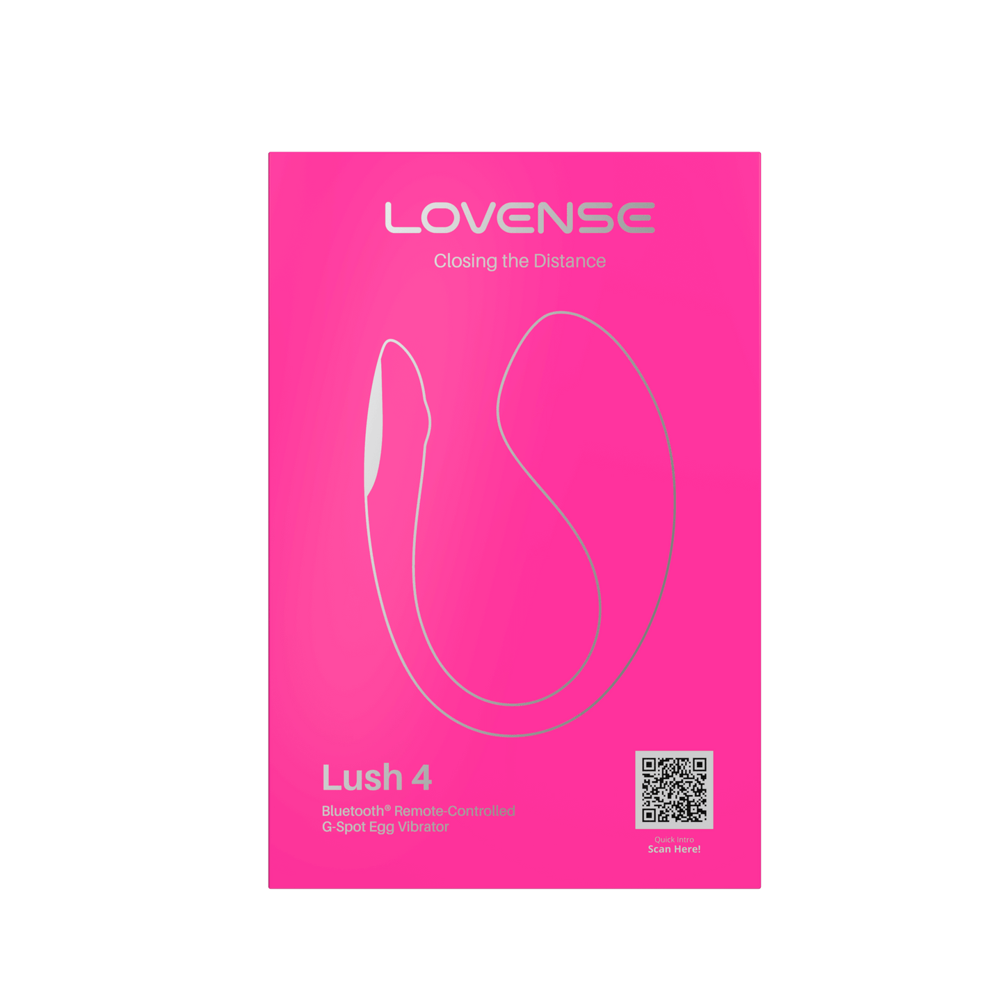 Lovense Lush 4: Vibrador Interno con Carga Rápida | Perfecto para Juego Secreto