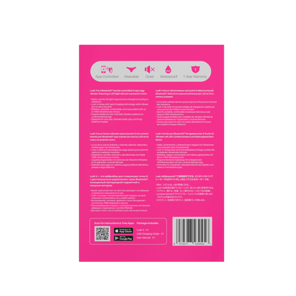 Lovense Lush 4: Vibrador Interno con Carga Rápida | Perfecto para Juego Secreto