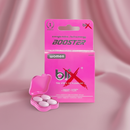 Blix Booster femenino energía libido rosa, boutique sensual TuErótica Bogotá