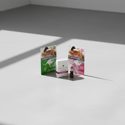 Combo Kangaroo potenciadores naturales hombre mujer, tienda erótica elegante TuErótica Colombia