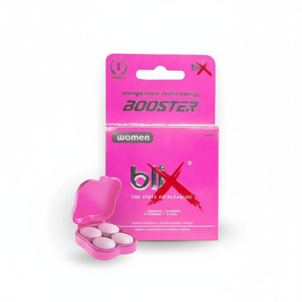 Blix Booster mujer potenciador femenino vitaminas hierbas blanco, sex shop TuErótica Bogotá Colombia
