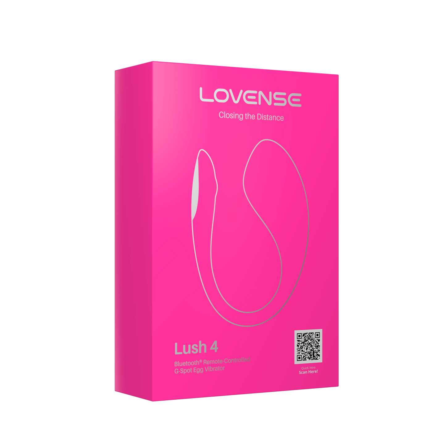 Lovense Lush 4: Vibrador Interno con Carga Rápida | Perfecto para Juego Secreto