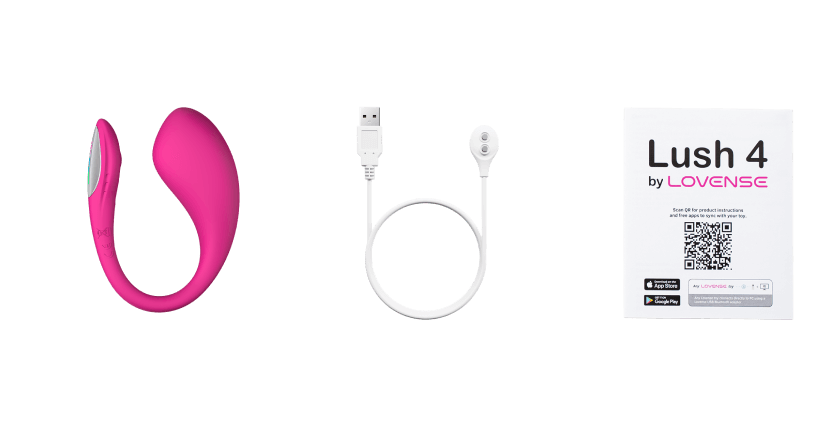 Lovense Lush 4: Vibrador Interno con Carga Rápida | Perfecto para Juego Secreto