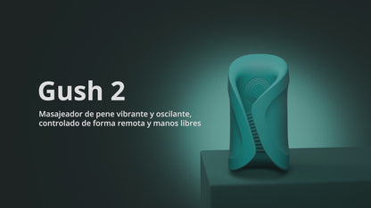 Lovense Gush 2: Anillo Vibrador LDR con Control por App y Triple Placer (Masculino)