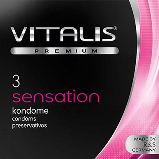 Condón Vitalis Sensation X3 - Tu Erótica