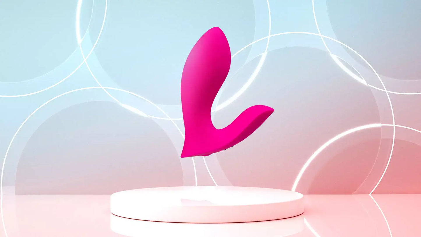 Lovense Flexer: Vibrador Doble para Punto G y Clítoris, Placer Dual y Conexión en Pareja.