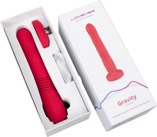 Lovense Gravity: Vibrador de Empuje Automático, Penetración Realista y Control Íntimo Global.
