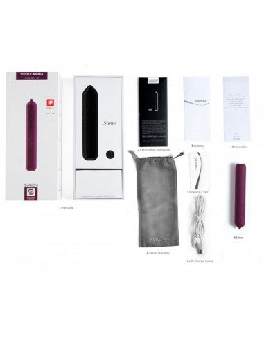 Siime Bala Vibradora  Skavom Con Cámara Púrpura