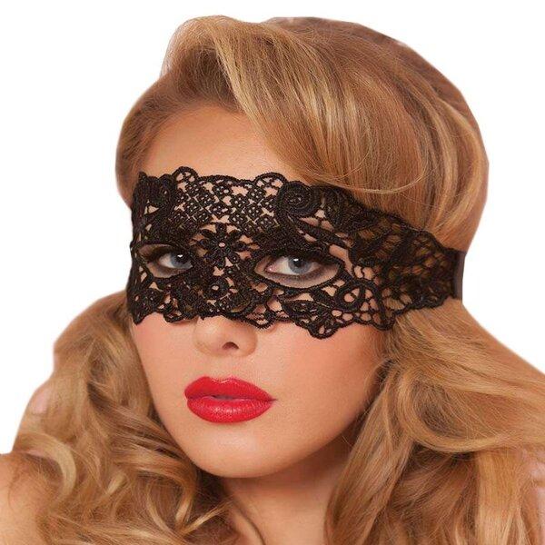 Antifaz Encaje 1 Pieza Negro OS - Tu Erotica