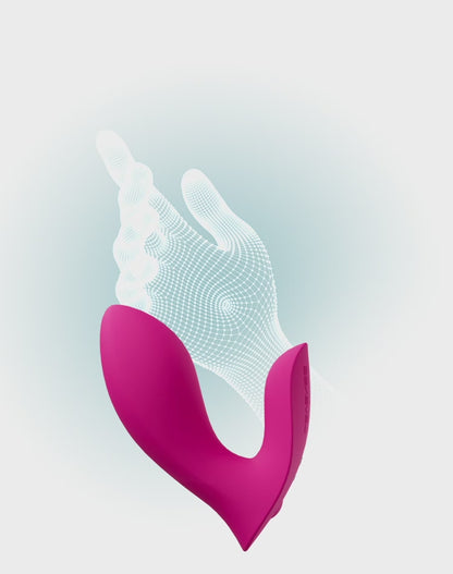 Lovense Flexer: Vibrador Doble para Punto G y Clítoris, Placer Dual y Conexión en Pareja.